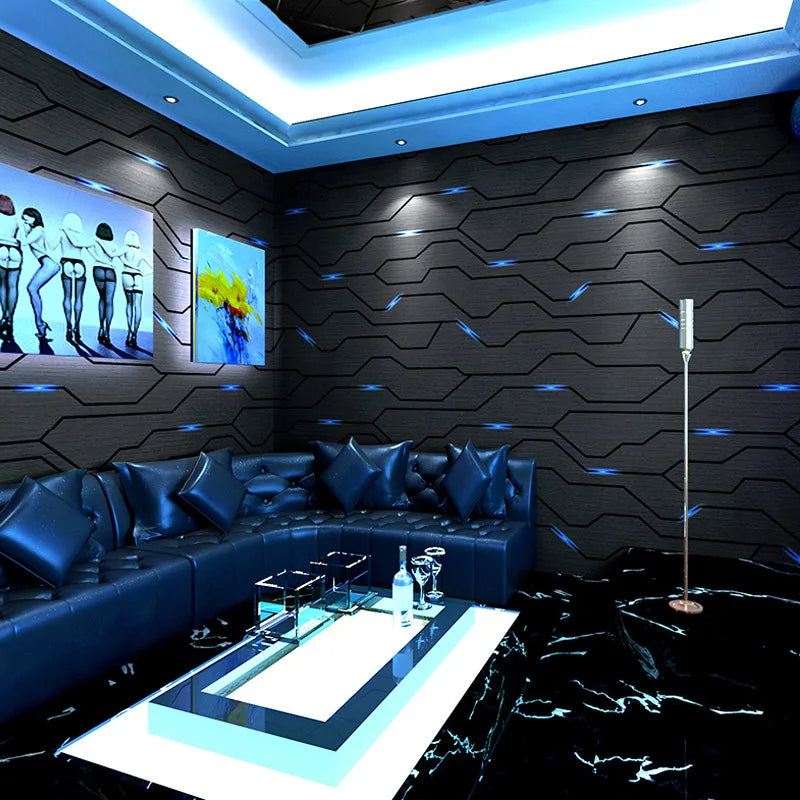 3D Stereo Music Bar Wallpaper