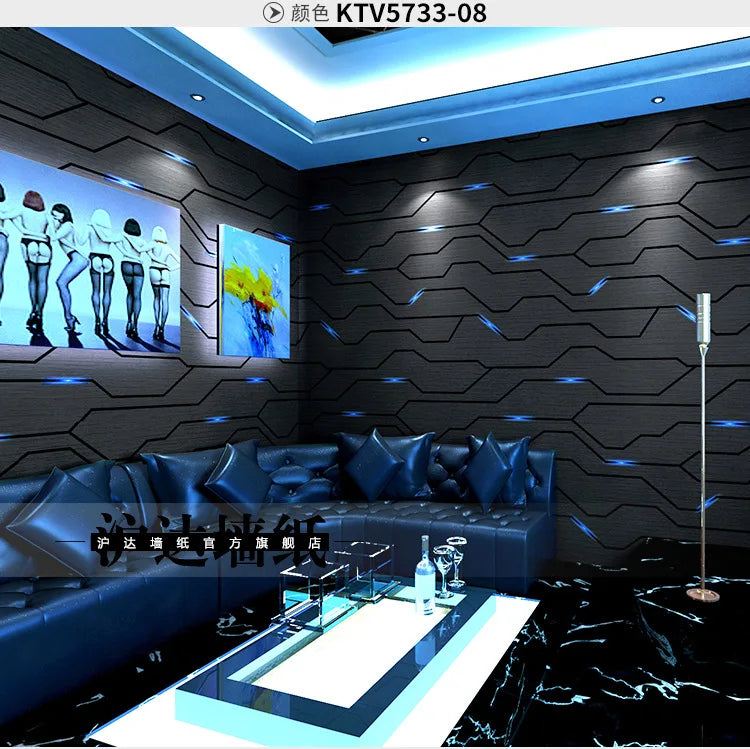 3D Stereo Music Bar Wallpaper