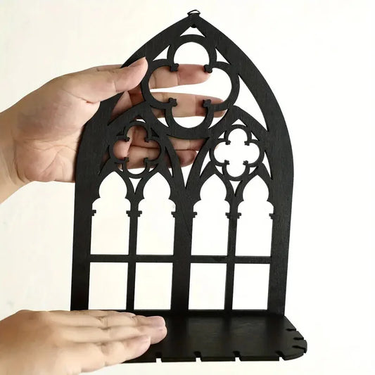 Bohemian Wooden Crystal Display Stand